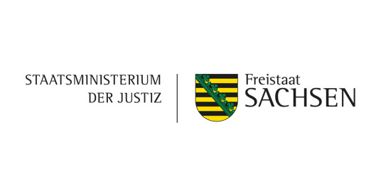 Logo Freistaat Sachsen Staatsministerium der Justiz
